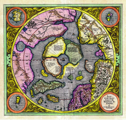 North Pole - Gerardus Mercator - 1569