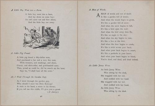 E704 - Mother Goose Nursery Rhymes - 7574-7575