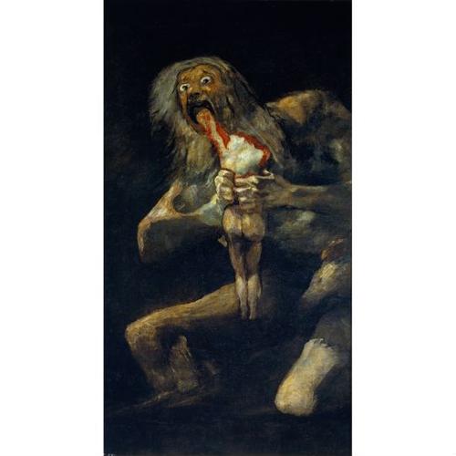 Saturn Devouring His Son - Francisco de Goya