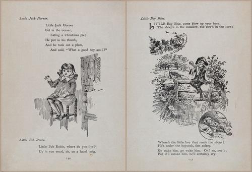 E704 - Mother Goose Nursery Rhymes - 7665-7666