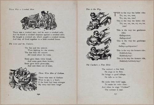 E704 - Mother Goose Nursery Rhymes - 8242-8243