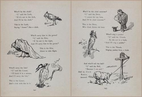 E704 - Mother Goose Nursery Rhymes - 8255-8256