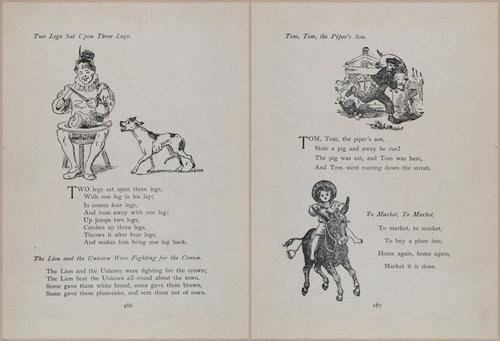E704 - Mother Goose Nursery Rhymes - 8301-8302