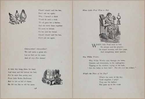 E704 - Mother Goose Nursery Rhymes - 8313-8314