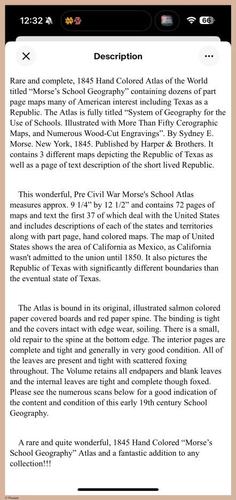 E767 - Morse_s 1845 School Geography - i8012