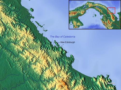 Location of Darien