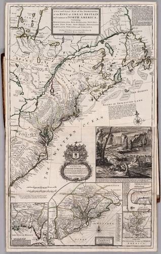 The Beaver Map - Herman Moll - 1732