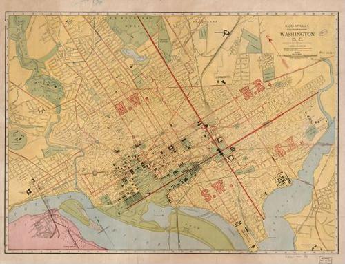 Washington, D.C. - Rand McNally & Co - 1910 - Michael LesStrang