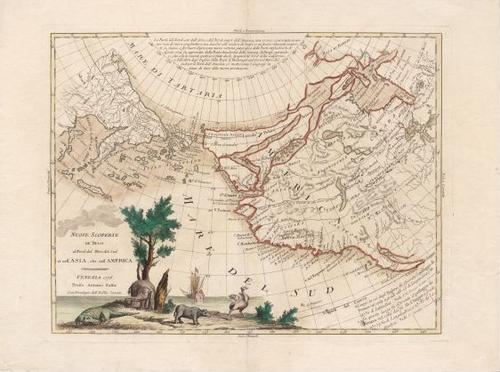New Discoveries in the North Pacific - Antonio Zatta - 1776 - Josh Frett