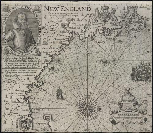 Map of New England - John Smith - 1616
