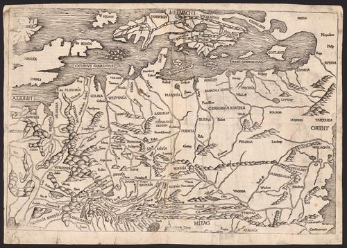 Map of Europe by Hartman Schedel - Dilan Fernandes