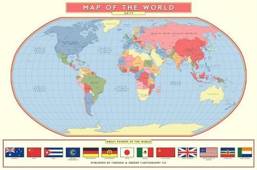 Fallout World Map- Raphael