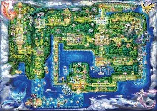 Map of the Kanto Region - Dalton