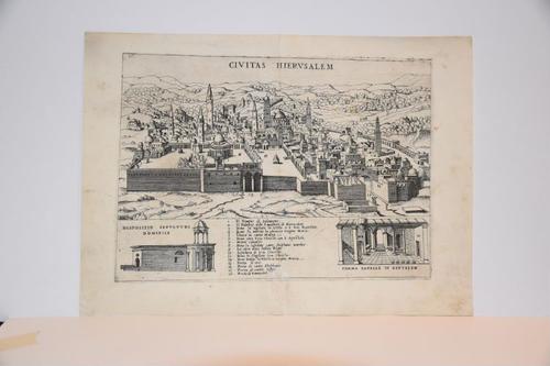 E126 Martin van Brauman - Civitas Hierusalem - Giovanni Francesco Camocio - 1570 DUPLICATED