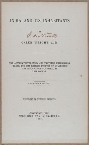 E783 - India Inhabitants - i11851