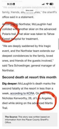 Stu McLaughlin ski accident