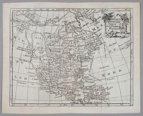 North America & Mer De L'Ouest - 1786