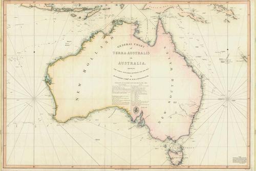 Matthew Flinders Map of Australia - 1814