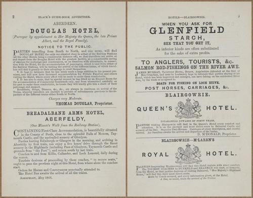 E779 - Black’s Guide to Scotland - 1868 - 11676-11677