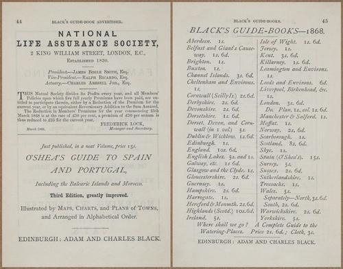 E779 - Black’s Guide to Scotland - 1868 - 11724-11725