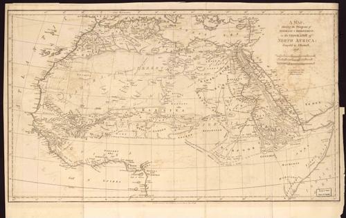 North Africa - James Rennell - 1798