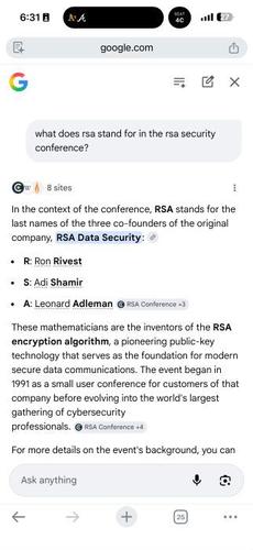 RSAC named after these guys