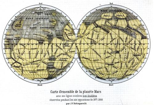 Mars - Schiaparelli - 1877