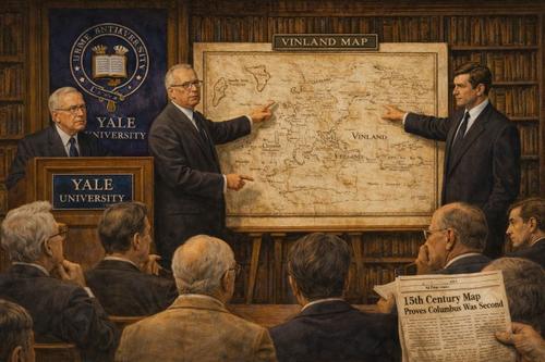 Yale Announces The Vinland Map - 1965