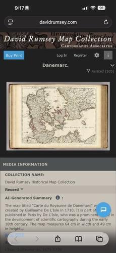 &nbsp;Brooks bought this map for his daughter Xena