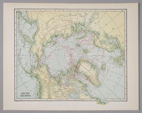 Arctic Regions - Rand McNally - 1910
