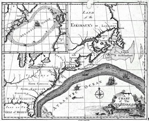The Gulf Stream - Ben Franklin - 1786