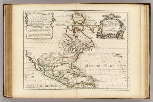 L'Amerique Septentrionale - Guillame Delisle - 1700