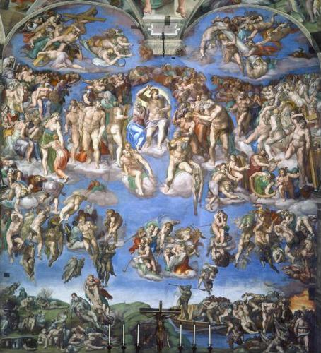 The Last Judgement - Michelangelo - 1536