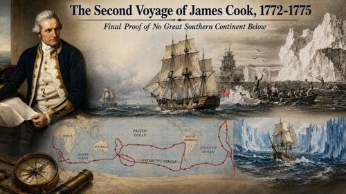 Final Proof of No Great Southern Continent Below - 1772-1775
