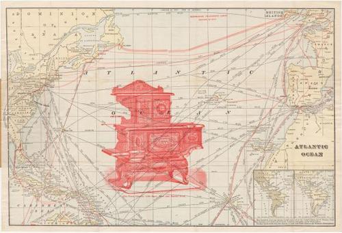 Atlantic Ocean The Home Atlantic with Base, Tank and Mantel Oven