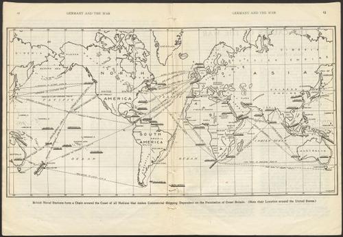 British Naval Stations form a Chain around the Coast of All Nations