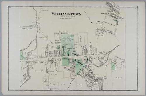 1876 Williamstown Map
