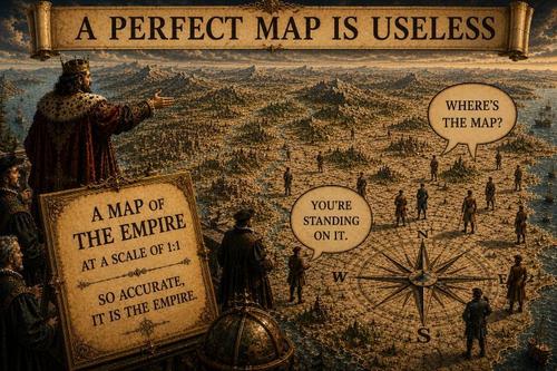 A Perfect Map Is Useless