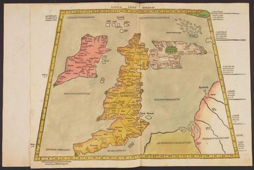 Tabula Prima Europab - 1482