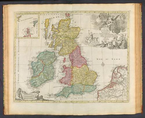 Les Isles Britanniques qui contiennent les Royaumes d'Angleterre, Escosse, et Irlande - Jan Barend Elwe - 1792
