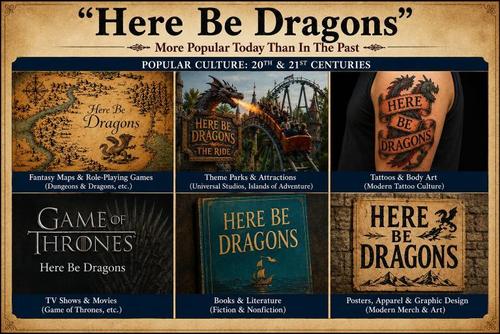 Here Be Dragons - More Popular Today Than In The Past