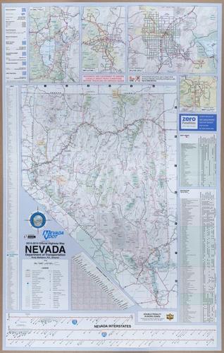 Nevada Paper Road Map