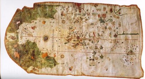 #305 Juan de la Cosa Portolan World Chart