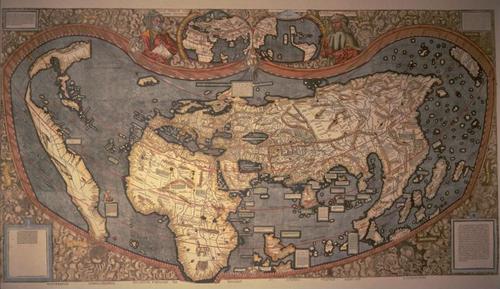 #310 Martin Waldseemuller World Map
