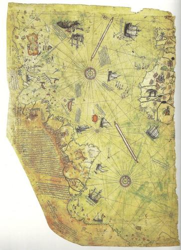 #322 Piri Reis' Chart of the Ocean Sea