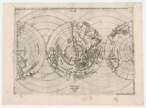 #335 Totius orbis descriptio tam veterum quam recentium geographorum
