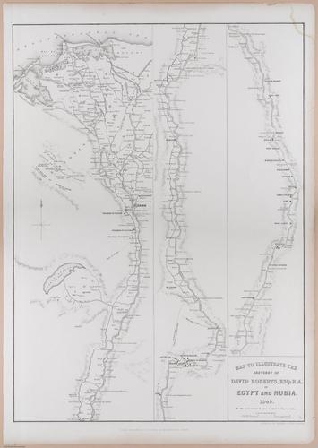 David Roberts Egypt Map