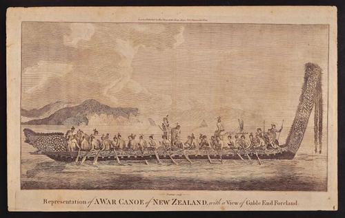 A War Canoe of New Zealand