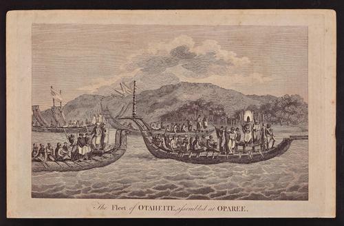 The Fleet of Otaheite, assembled at Oparee