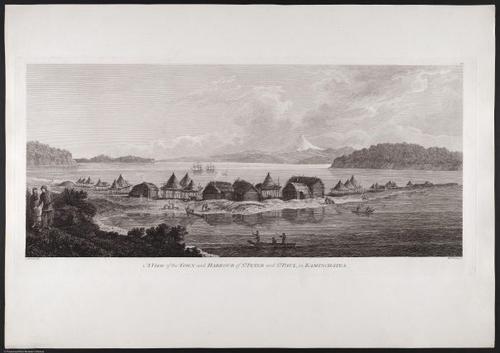 A View of the Town and Harbour of St. Peter and St. Paul, in Kamtschatka